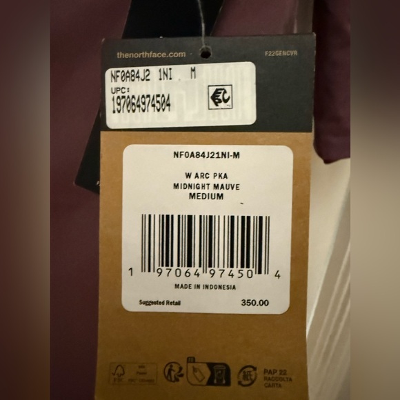 The North Face midnight mauve Arctic Parka - Picture 13 of 16